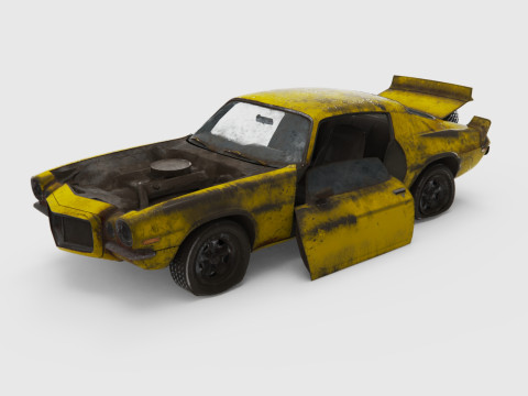 Abandoned Car 27 3D Model