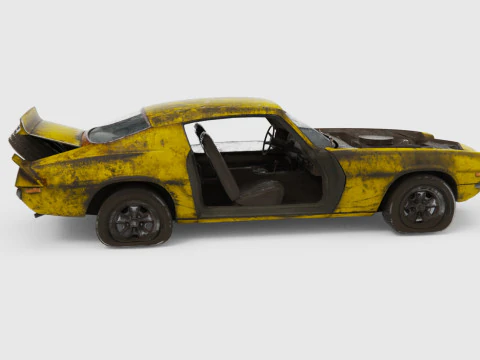 Abandoned Car 27 3D Model