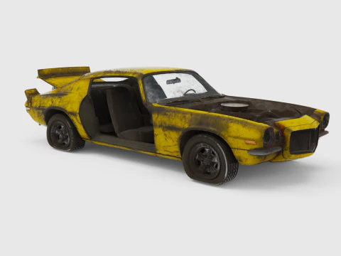 Abandoned Car 27 3D Model