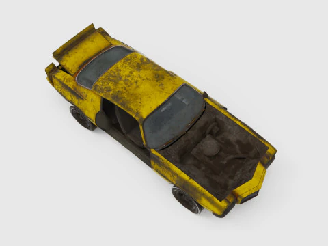 Abandoned Car 27 3D Model