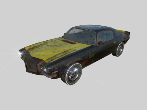 Брошенная машина 26 3D Модель