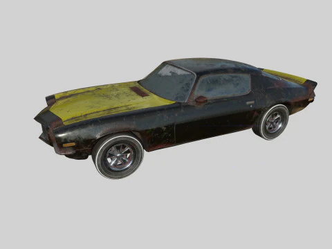 Abandoned Car 26 3D Model