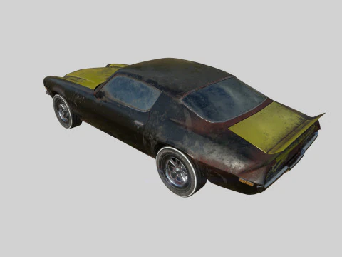 Abandoned Car 26 3D Model