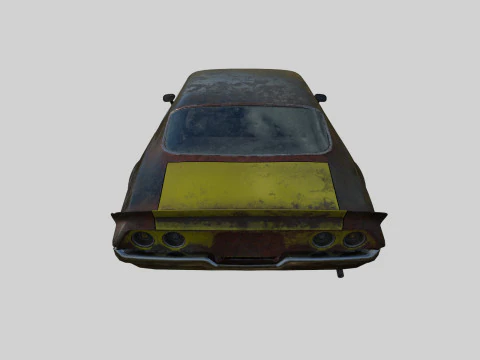 Abandoned Car 26 3D Model