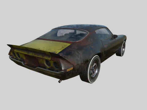 Abandoned Car 26 3D Model