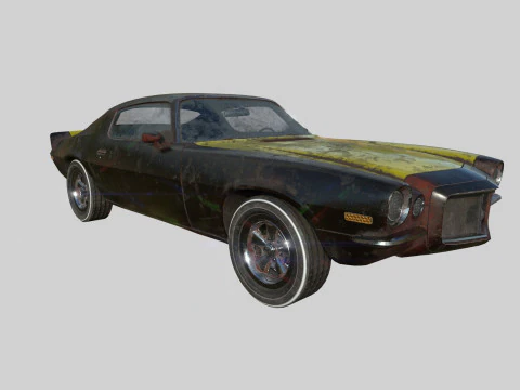 Abandoned Car 26 3D Model