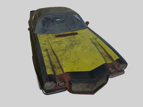 Abandoned Car 26 3D Model