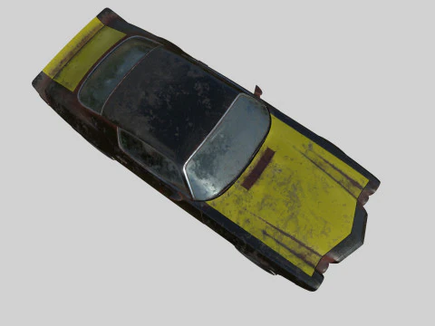 Abandoned Car 26 3D Model