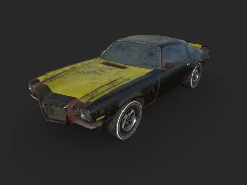 Abandoned Car 26 3D Model