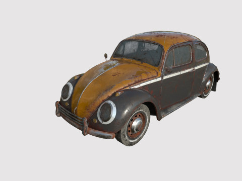 Abandoned Car 22 3D Model