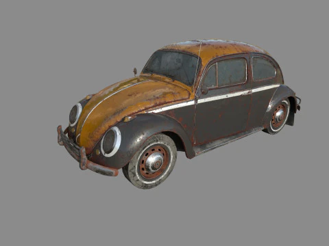 Abandoned Car 22 3D Model