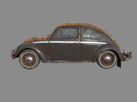 Abandoned Car 22 3D Model