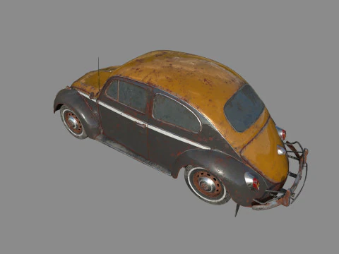 Abandoned Car 22 3D Model