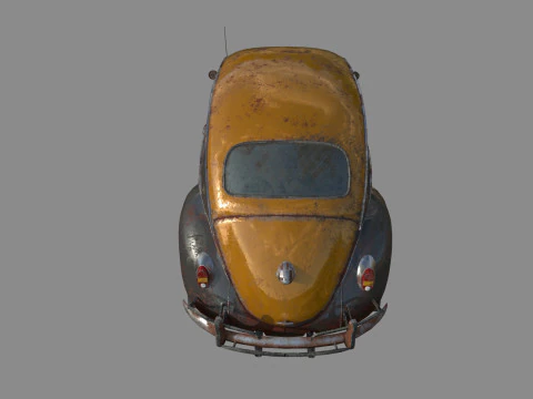 Abandoned Car 22 3D Model