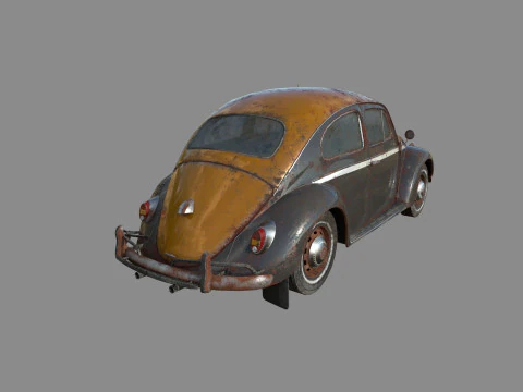 Abandoned Car 22 3D Model