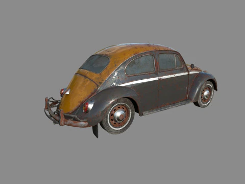 Abandoned Car 22 3D Model