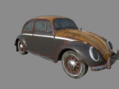 Abandoned Car 22 3D Model