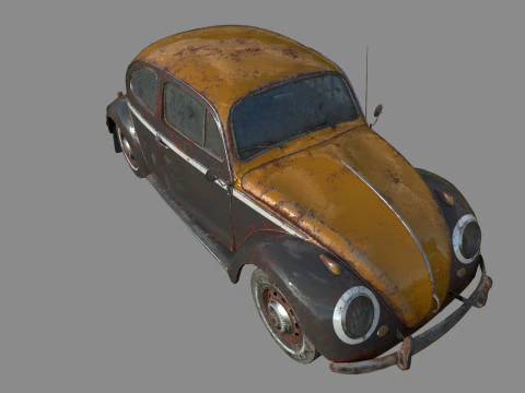 Abandoned Car 22 3D Model