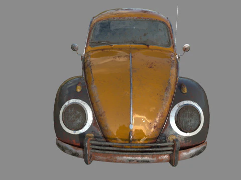 Abandoned Car 22 3D Model