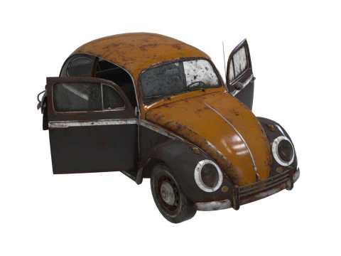 Abandoned Car 22 3D Model