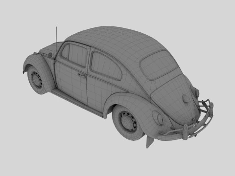 Abandoned Car 22 3D Model