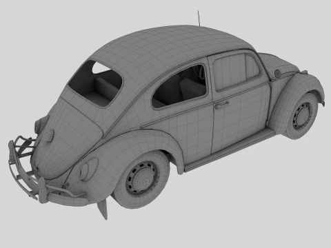 Abandoned Car 22 3D Model
