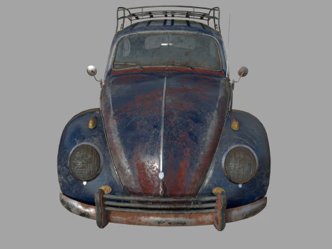 Abandoned Car 22a 3D Model