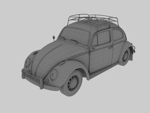 Abandoned Car 22a 3D Model