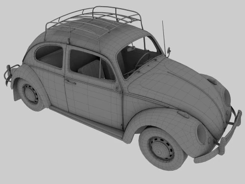 Abandoned Car 22a 3D Model