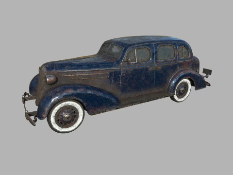Abandoned Car 20 3D Model