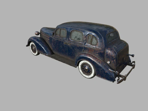 Abandoned Car 20 3D Model