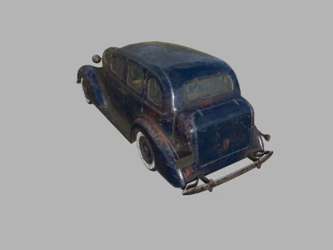 Abandoned Car 20 3D Model