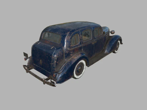 Abandoned Car 20 3D Model