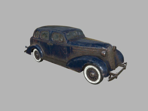 Abandoned Car 20 3D Model