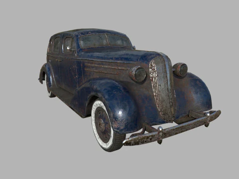 Abandoned Car 20 3D Model