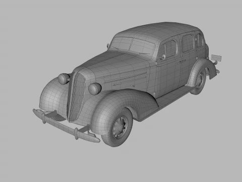 Abandoned Car 20 3D Model