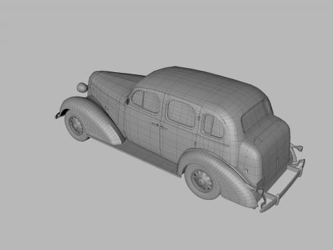 Abandoned Car 20 3D Model