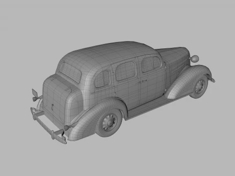 Abandoned Car 20 3D Model