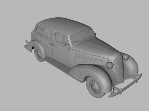 Abandoned Car 20 3D Model