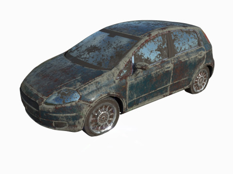 Abandoned Car 18 3D Model