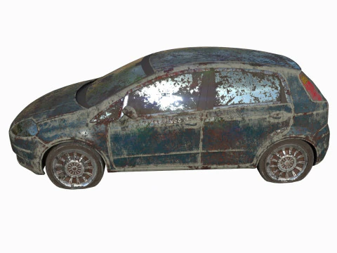 Verlassenes Auto 18 3D Modell