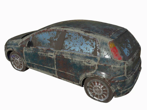 Verlassenes Auto 18 3D Modell