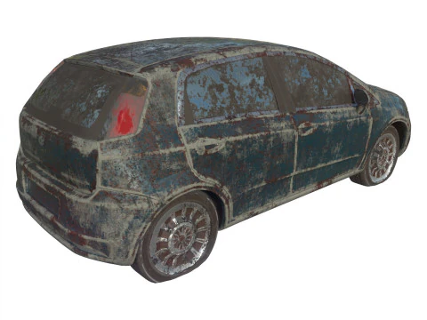 Verlassenes Auto 18 3D Modell