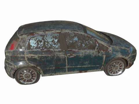 Verlassenes Auto 18 3D Modell
