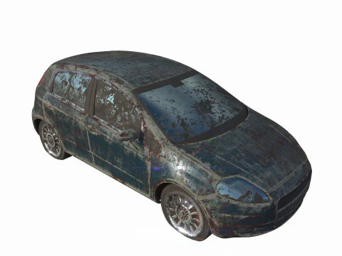 Verlassenes Auto 18 3D Modell