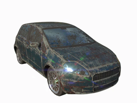 Verlassenes Auto 18 3D Modell