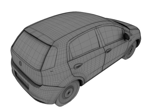 Verlassenes Auto 18 3D Modell