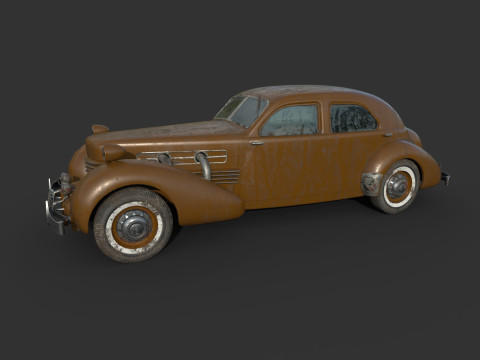 Покинуте авто 69 3D Модель