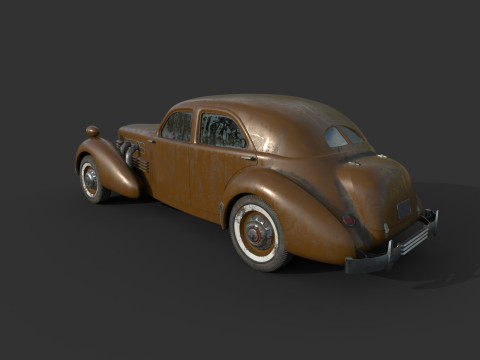 Покинуте авто 69 3D Модель