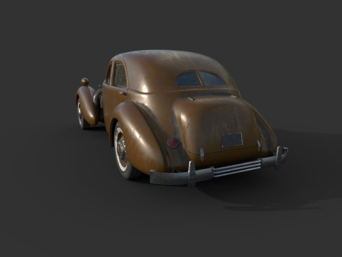 Покинуте авто 69 3D Модель